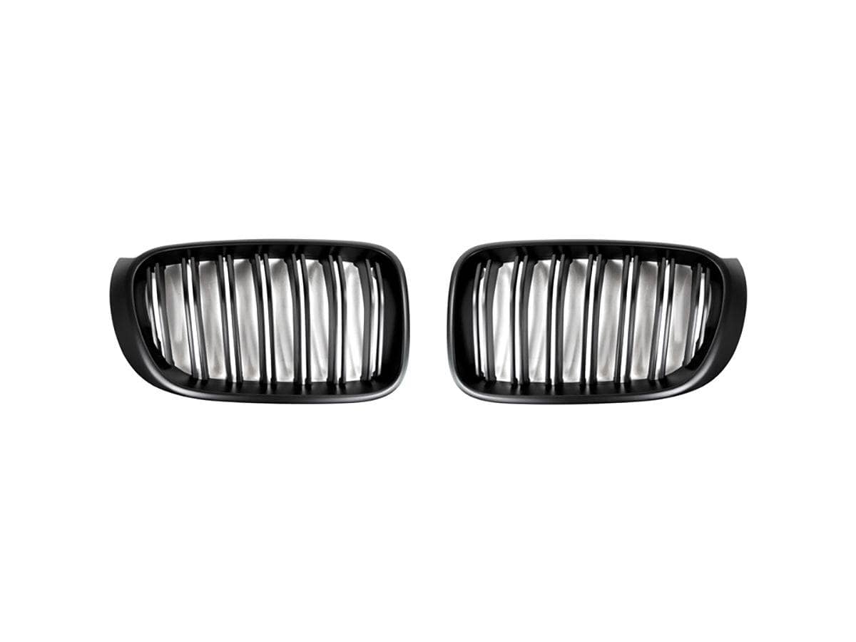 Kies-Motorsports AutoTecknic USA AutoTecknic Stealth Black Front Grille Set - F25 X3 LCI | F26 X4