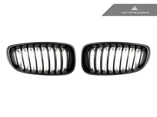 Kies-Motorsports AutoTecknic USA AutoTecknic Stealth Black Front Grille Set - F34 3-Series Gran Turismo