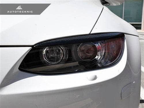 Kies-Motorsports AutoTecknic USA AutoTecknic Stealth Black Headlight Trim Set - E92/ E93 M3 & 3-Series Coupe/ Convertible Pre-LCI