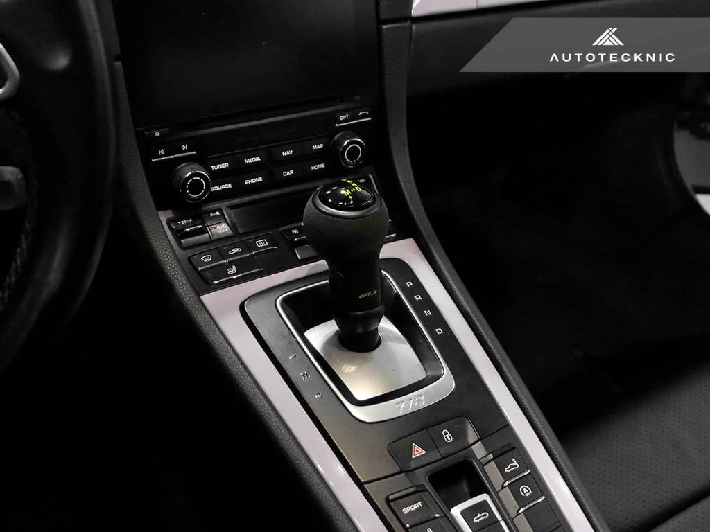 Kies-Motorsports AutoTecknic USA AutoTecknic Suede Shifter Knob - Porsche Macan (95B) 2015–2024