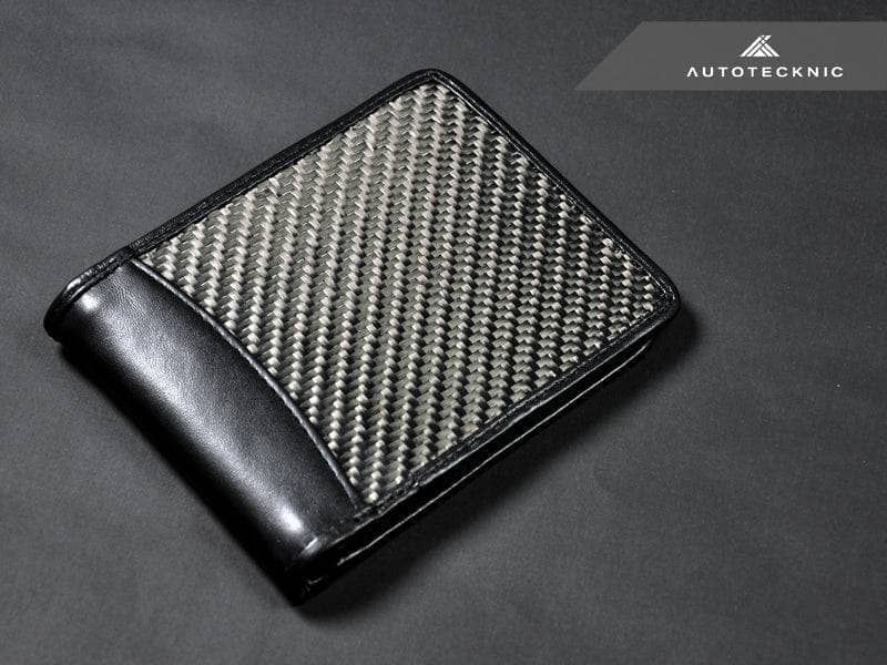Kies-Motorsports AutoTecknic USA AutoTecknic Textured Matte Carbon Fiber Bi-Fold Wallet Main image
