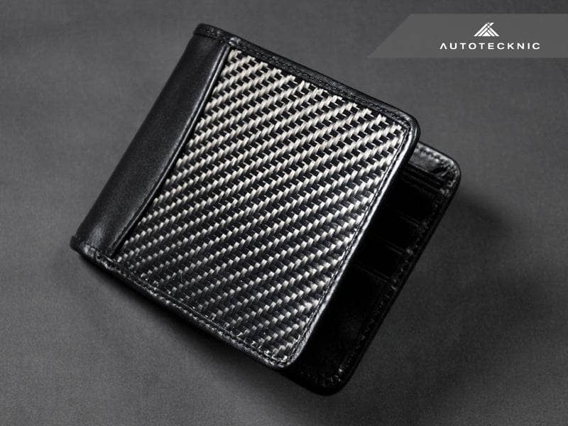 Kies-Motorsports AutoTecknic USA AutoTecknic Textured Matte Carbon Fiber Bi-Fold Wallet