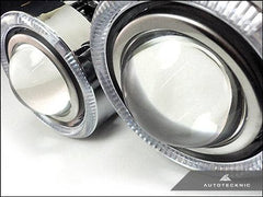 Kies-Motorsports AutoTecknic USA AutoTecknic Universal Projector Fog Lights - Clear Projector P1A