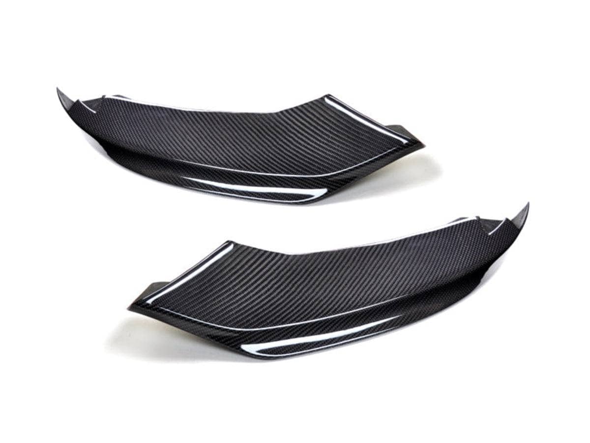 Kies-Motorsports AutoTecknic USA AutoTecknic Vacuumed Carbon Fiber Aero Splitters - BMW F32/ F33/ F36 4-Series M-Sport Main image