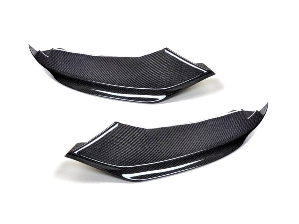 Kies-Motorsports AutoTecknic USA AutoTecknic Vacuumed Carbon Fiber Aero Splitters - BMW F32/ F33/ F36 4-Series M-Sport