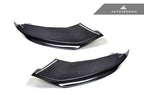Kies-Motorsports AutoTecknic USA AutoTecknic Vacuumed Carbon Fiber Aero Splitters - F32/ F33/ F36 4-Series M-Sport