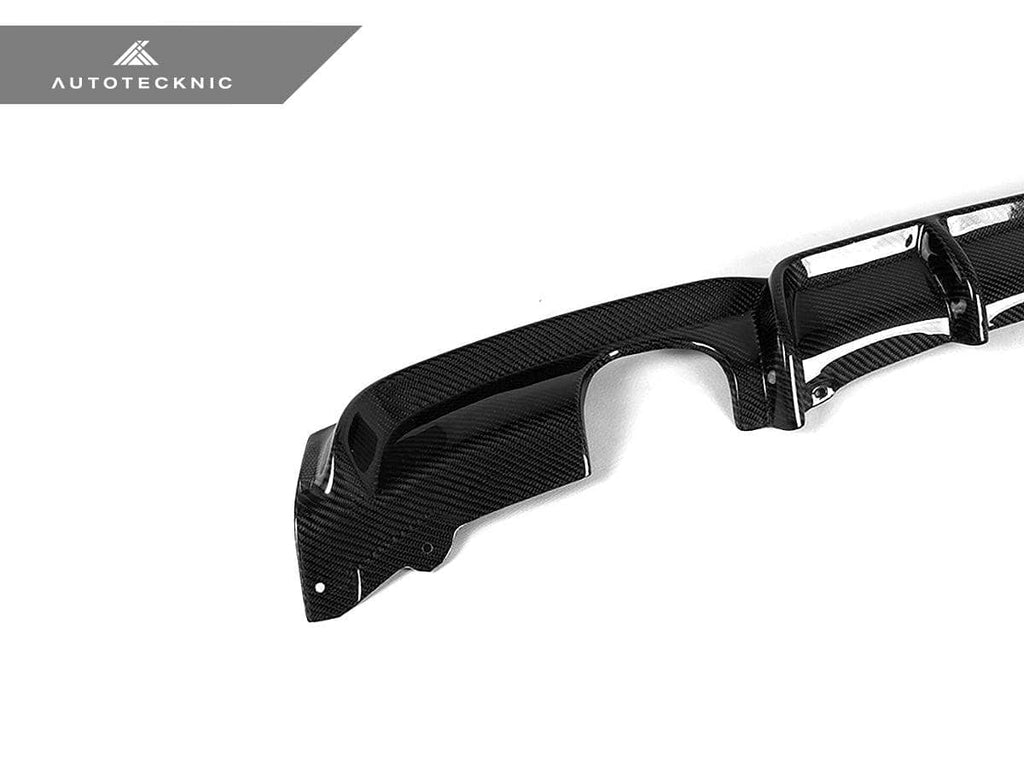 Kies-Motorsports AutoTecknic USA AutoTecknic Vacuumed Carbon Fiber Diffuser - BMW F30 M-Sport