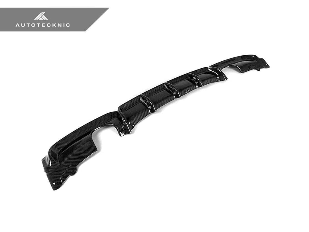 Kies-Motorsports AutoTecknic USA AutoTecknic Vacuumed Carbon Fiber Diffuser - BMW F30 M-Sport
