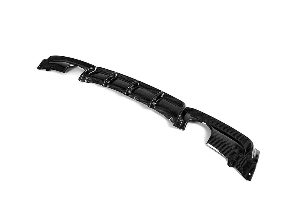 Kies-Motorsports AutoTecknic USA AutoTecknic Vacuumed Carbon Fiber Diffuser - BMW F30 M-Sport