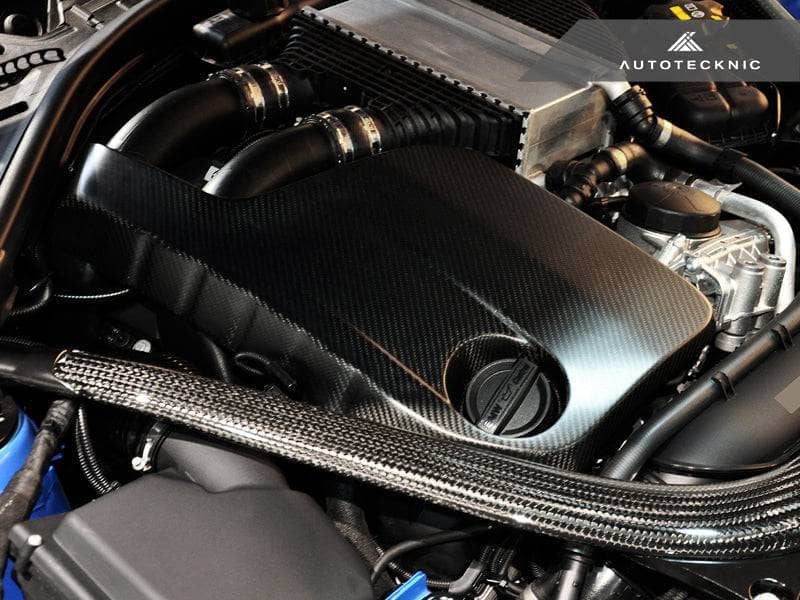 Kies-Motorsports AutoTecknic USA AutoTecknic Vacuumed Carbon Fiber Engine Cover - F80 M3 | F82 M4