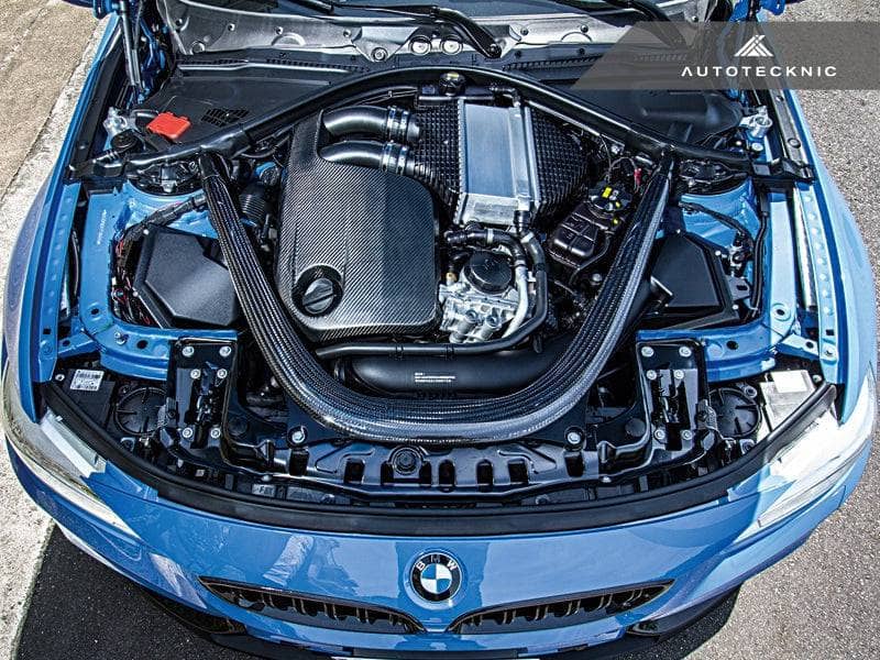 Kies-Motorsports AutoTecknic USA AutoTecknic Vacuumed Carbon Fiber Engine Cover - F80 M3 | F82 M4