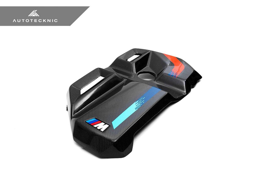 Kies-Motorsports AutoTecknic USA AutoTecknic Version II Dry Carbon Fiber Engine Cover - G80 M3 | G82/ G83 M4