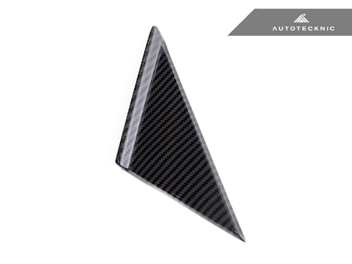 Kies-Motorsports AutoTecknic USA AutoTecknic Version III Dry Carbon Side Mirror Wind Deflector Set - A90 Supra 2020-Up