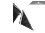 Kies-Motorsports AutoTecknic USA AutoTecknic Version III Dry Carbon Side Mirror Wind Deflector Set - A90 Supra 2020-Up