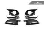 Kies-Motorsports AutoTecknic USA AutoTecknic Version III M-Inspired Dry Carbon Mirror Housing Kit - F22 2-Series | F30 3-Series | F32 4-Series | F87 M2
