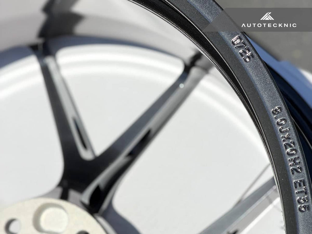 Kies-Motorsports AutoTecknic USA BBS FI-R 20x9 +35 / 20x11.5 +40 5x112 Diamond Black (Audi R8 / Huracan, Set of 4)