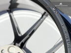 Kies-Motorsports AutoTecknic USA BBS FI-R 20x9 +35 / 20x11.5 +40 5x112 Diamond Black (Audi R8 / Huracan, Set of 4)