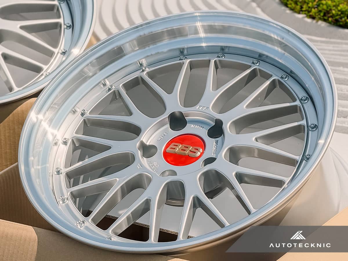 Kies-Motorsports AutoTecknic USA BBS LM 19x10 +25 / 19x11 +25 5x120 Diamond Silver (E46 / E9x M3, Set of 4)