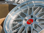 Kies-Motorsports AutoTecknic USA BBS LM 19x10 +25 / 19x11 +25 5x120 Diamond Silver (E46 / E9x M3, Set of 4)