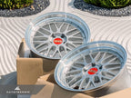 Kies-Motorsports AutoTecknic USA BBS LM 19x10 +25 / 19x11 +25 5x120 Diamond Silver (E46 / E9x M3, Set of 4)
