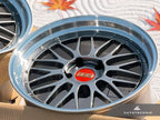 Kies-Motorsports AutoTecknic USA BBS LM 19x9.5 +22 / 19x11 +37 5x120 Diamond Black - F8X M2/M3/M4 (Set of 4)