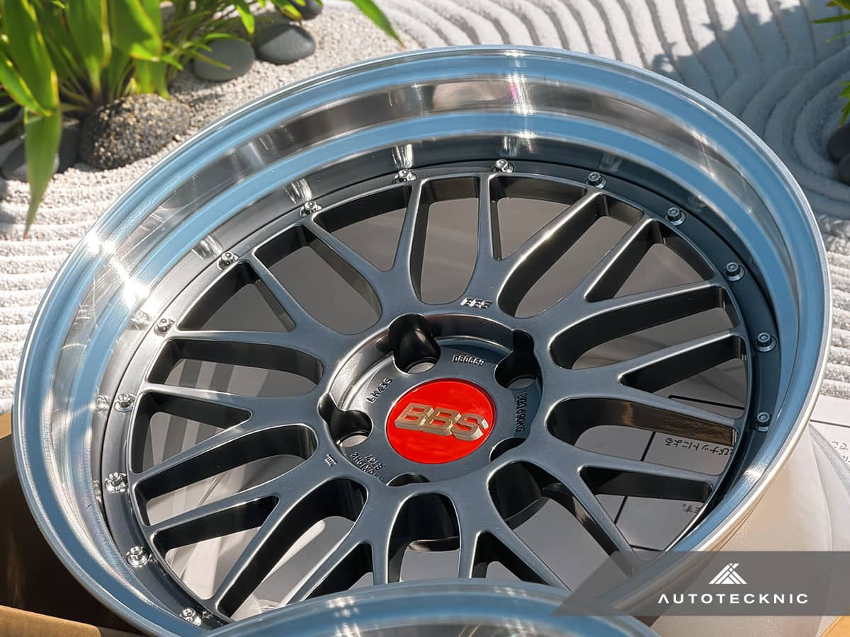 Kies-Motorsports AutoTecknic USA BBS LM 19x9.5 +22 / 19x11 +37 5x120 Diamond Black - F8X M2/M3/M4 (Set of 4)