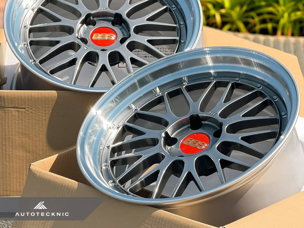 Kies-Motorsports AutoTecknic USA BBS LM 19x9.5 +22 / 19x11 +37 5x120 Diamond Black - F8X M2/M3/M4 (Set of 4)