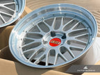 Kies-Motorsports AutoTecknic USA BBS LM 19x9.5 +22 / 19x11 +37 5x120 Diamond Silver (F8X M2/M3/M4, Set of 4)