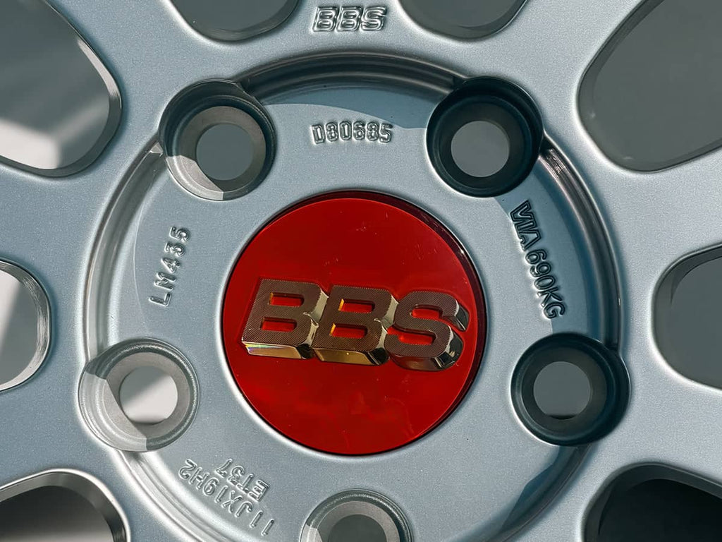 Kies-Motorsports AutoTecknic USA BBS LM 19x9.5 +22 / 19x11 +37 5x120 Diamond Silver (F8X M2/M3/M4, Set of 4)