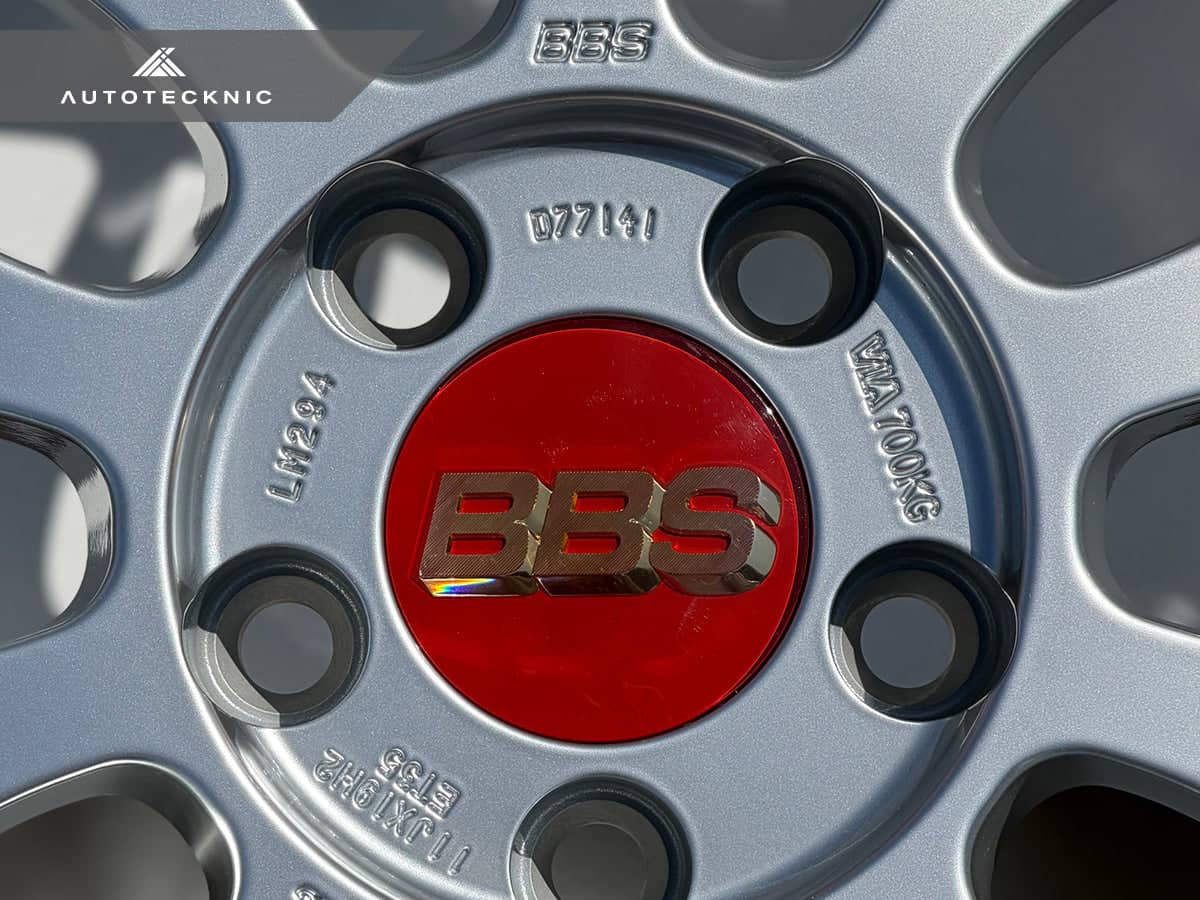 Kies-Motorsports AutoTecknic USA BBS LM 19x9.5 +23 / 19x11 +35 5x112 Diamond Silver (A90/A91 Supra, Set of 4)