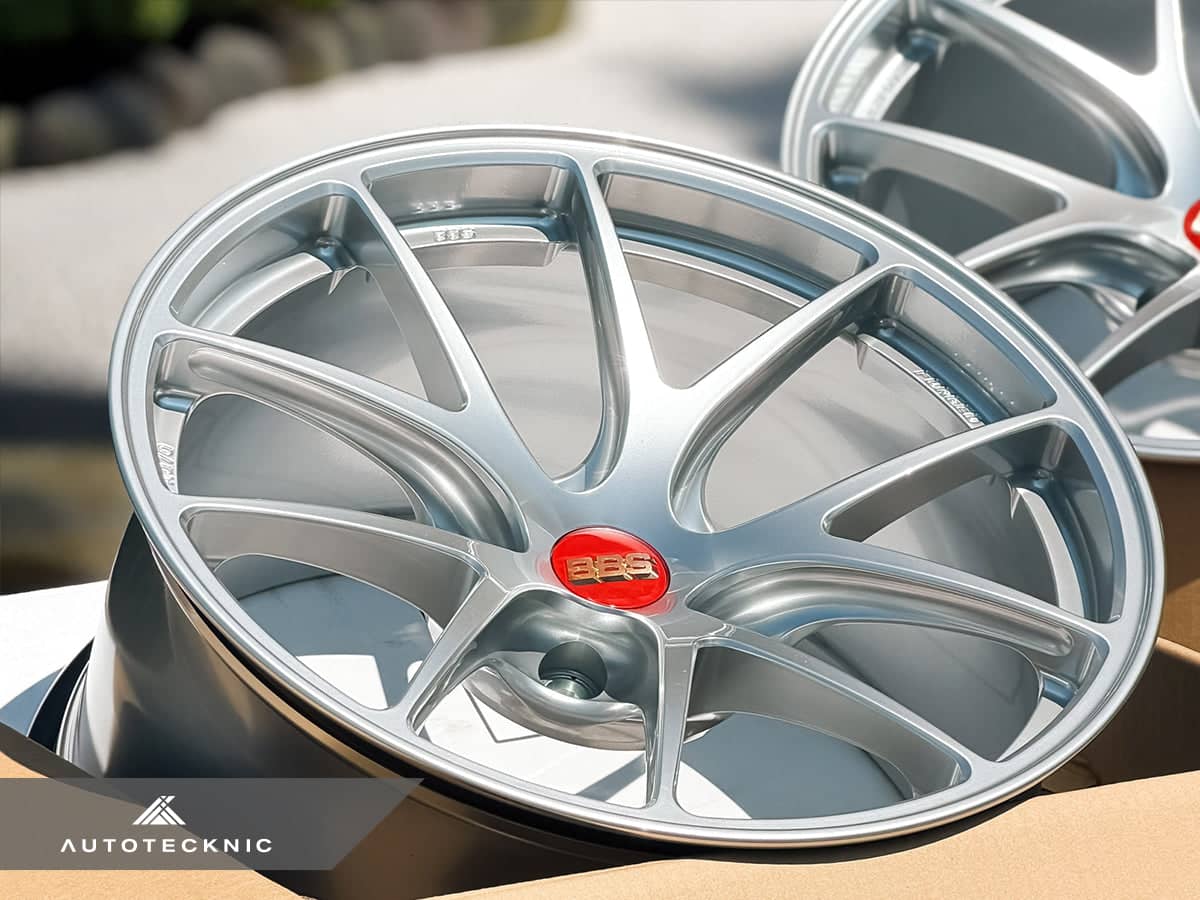 Kies-Motorsports AutoTecknic USA BBS RI-A 18x10 +25 / 18x11 +37 5x120 Diamond Silver (Set of 4)