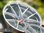 Kies-Motorsports AutoTecknic USA BBS RI-A 18x10 +25 / 18x11 +37 5x120 Diamond Silver (Set of 4)