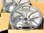 Kies-Motorsports AutoTecknic USA BBS RI-D 20x9.5 +10 / 20x10.5 +15 5x112 Diamond Silver (G8X M2/M3/M4, Set of 4)