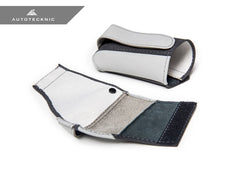 Kies-Motorsports AutoTecknic USA SWorx Seatbelt Retaining Guide Set - M Carbon Bucket Seat Silverstone/ Black