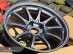 Kies-Motorsports AutoTecknic USA Volk Racing CE28N+ M-Spec 18x10 +40 5x114.3 Blast Gunmetal (Set of 4)