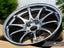 Kies-Motorsports AutoTecknic USA Volk Racing CE28N+ M-Spec 18x10 +40 5x120 Shining Light Metal - Civic Type R / Integra Type S (Set of 4)