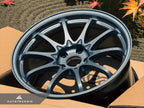 Kies-Motorsports AutoTecknic USA Volk Racing CE28N+ M-Spec 18x9.5 +38 5x114.3 Blast Gunmetal (Set of 4)
