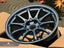 Kies-Motorsports AutoTecknic USA Volk Racing CE28N+ M-Spec 18x9.5 +38 5x114.3 Blast Gunmetal (Set of 4)