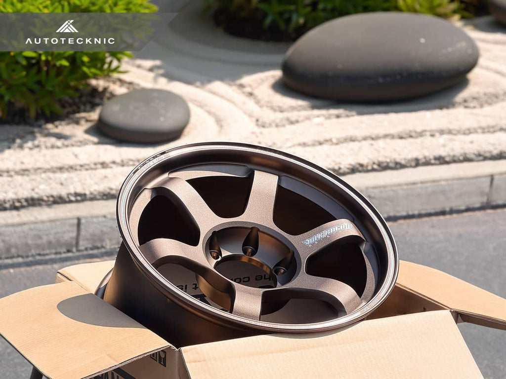 Kies-Motorsports AutoTecknic USA Volk Racing TE37 Large PCD Progressive Model II 18x9 +0 6x139.7 Bronze (Set of 4)
