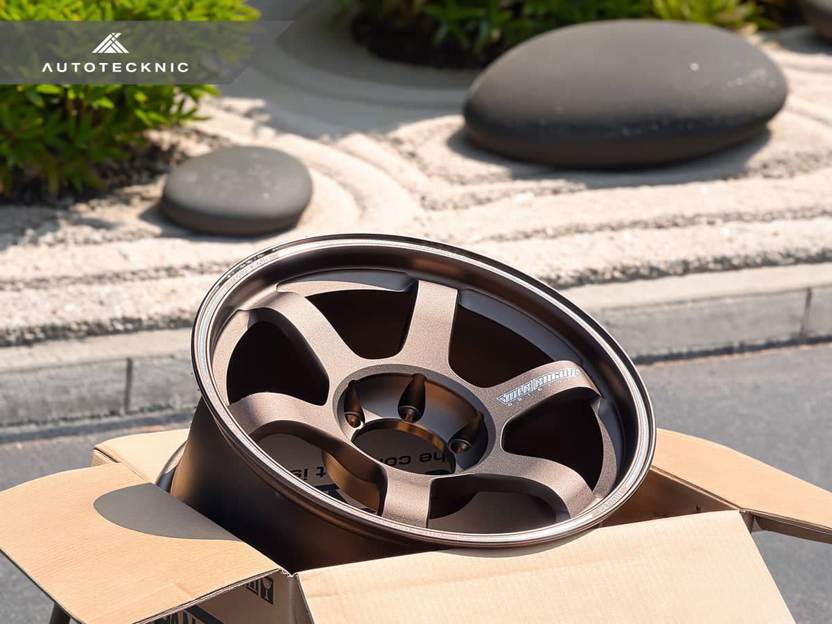Kies-Motorsports AutoTecknic USA Volk Racing TE37 Large PCD Progressive Model II 18x9 +0 6x139.7 Bronze (Set of 4)