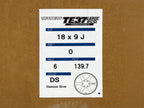 Kies-Motorsports AutoTecknic USA Volk Racing TE37 Large PCD Progressive Model II 18x9 +0 6x139.7 Diamond Silver (Set of 4)