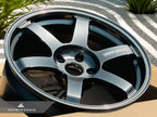 Kies-Motorsports AutoTecknic USA Volk Racing TE37 Saga S-Plus 18x9.5 +38 5x114.3 Shining Black Metal (Set of 4)