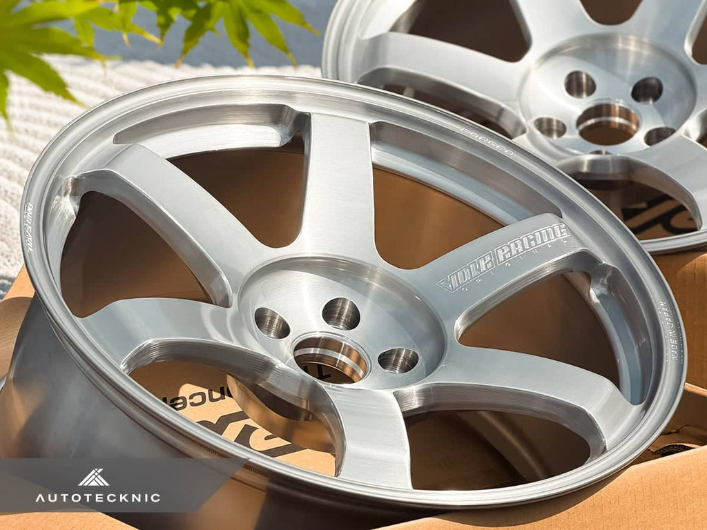 Kies-Motorsports AutoTecknic USA Volk Racing TE37 Saga S-Plus A.S.T. 20x10 +15 / 20x11 +15 5x112 A.S.T. Brushed - G80 M3 / G82 M4 / G87 M2 (Set of 4)