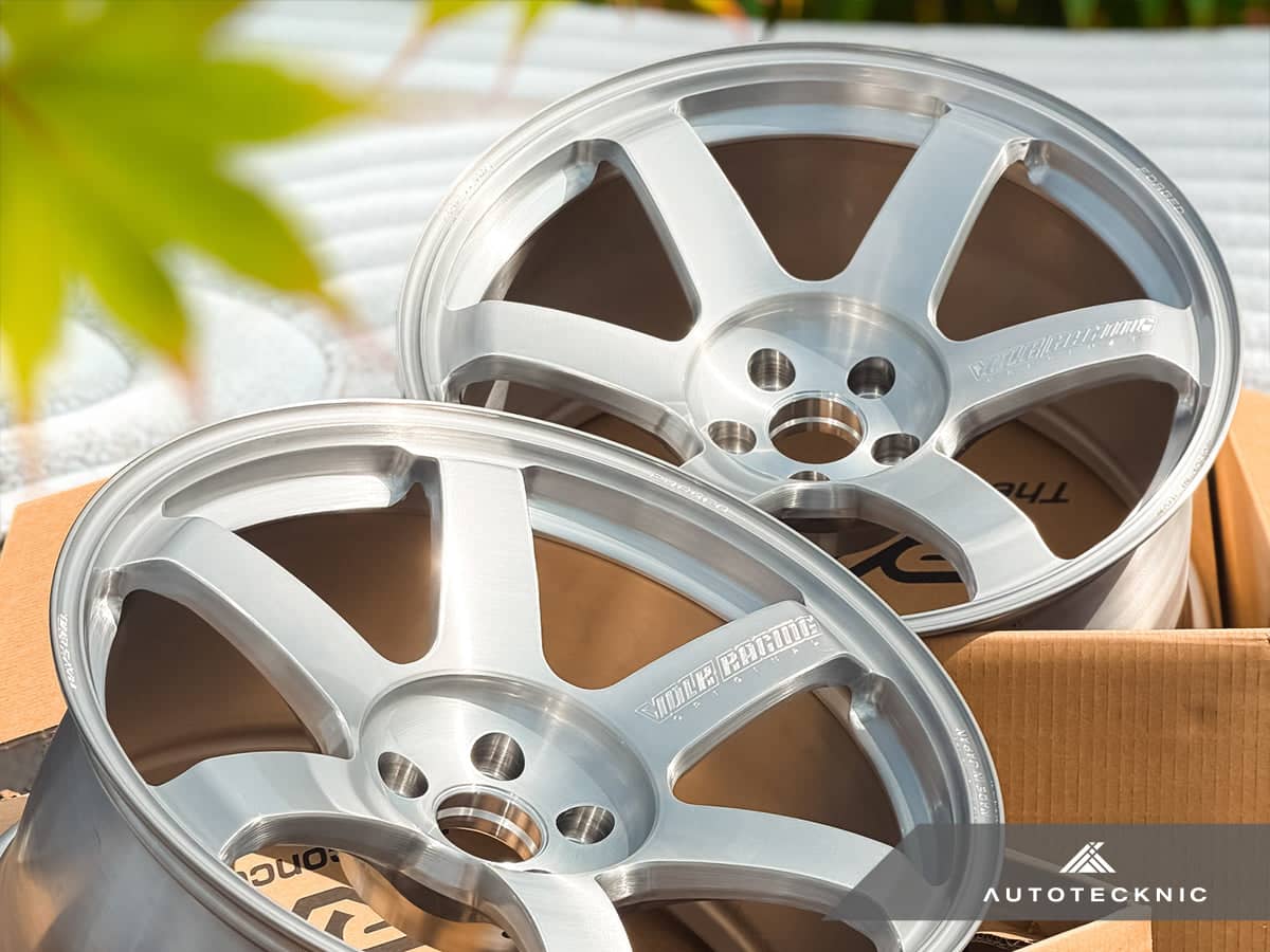 Kies-Motorsports AutoTecknic USA Volk Racing TE37 Saga S-Plus A.S.T. 20x10 +15 / 20x11 +15 5x112 A.S.T. Brushed - G80 M3 / G82 M4 / G87 M2 (Set of 4) Main image