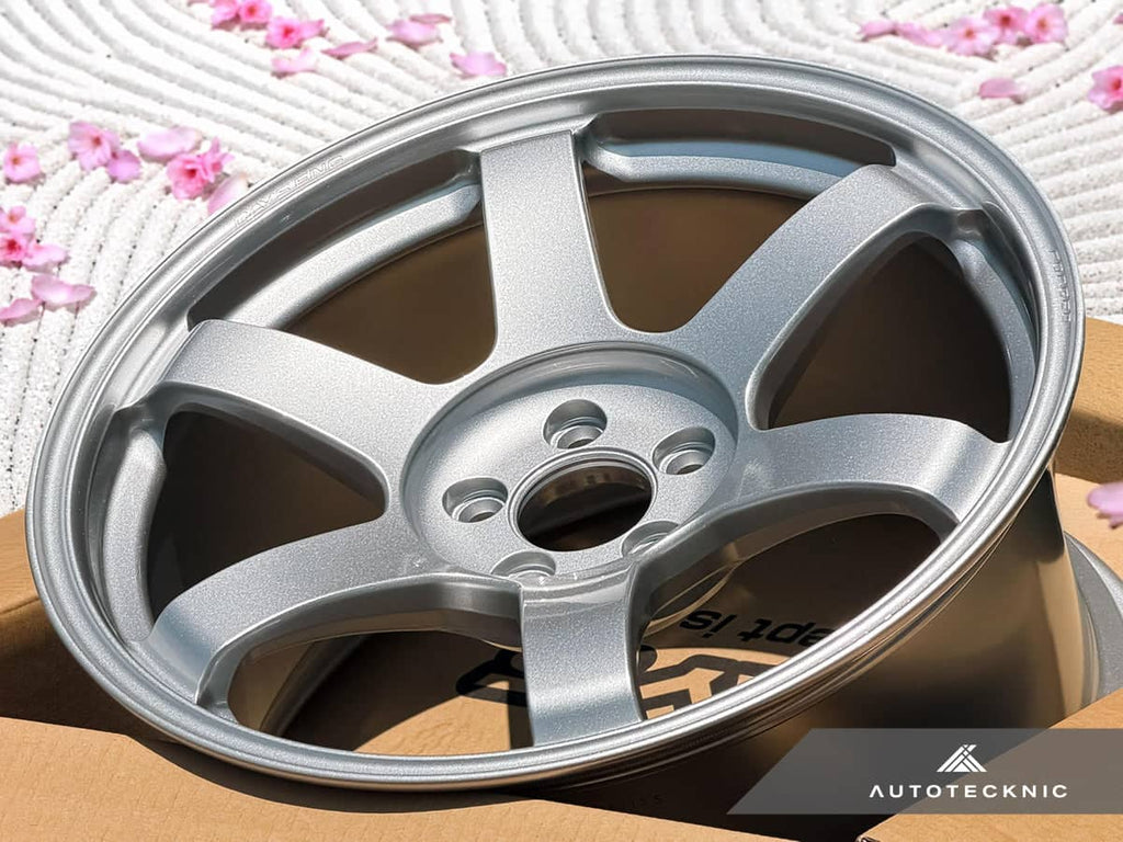 Kies-Motorsports AutoTecknic USA Volk Racing TE37 Saga SL 17x9.5 +45 5x100 Diamond Silver - FRS / BRZ / 86 (Set of 4)