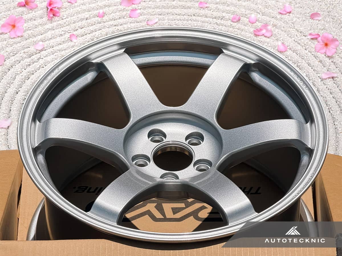 Kies-Motorsports AutoTecknic USA Volk Racing TE37 Saga SL 17x9.5 +45 5x100 Diamond Silver - FRS / BRZ / 86 (Set of 4)