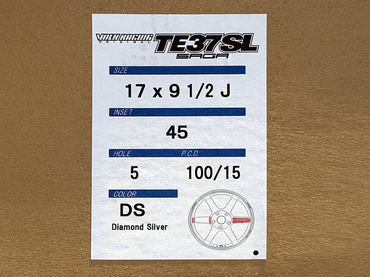 Kies-Motorsports AutoTecknic USA Volk Racing TE37 Saga SL 17x9.5 +45 5x100 Diamond Silver - FRS / BRZ / 86 (Set of 4)