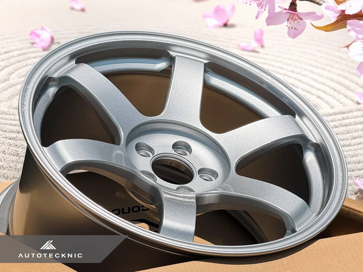 Kies-Motorsports AutoTecknic USA Volk Racing TE37 Saga SL 17x9.5 +45 5x100 Diamond Silver - FRS / BRZ / 86 (Set of 4)