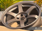 Kies-Motorsports AutoTecknic USA Volk Racing TE37 Saga SL 18x9.5 5x114.3 +22 Matte Gunbronze (Set of 4)