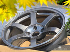 Kies-Motorsports AutoTecknic USA Volk Racing TE37 Saga SL 18x9.5 5x120 +38 Pressed Graphite (Set of 4)